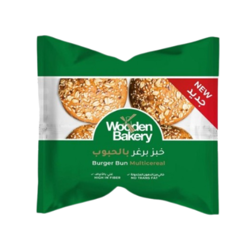 وودن يبكري خبز برجر حبوب متعددة 260 غرام